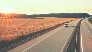 autoroute dans le pays