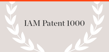 IAM Patent 1000 Publication name with laurels