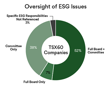 Oversight of ESG issues