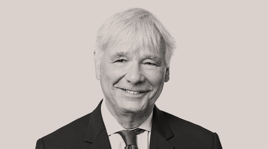 Black & white photo of late Fasken partner Jean Masson